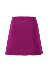 Women Milano Short Skirt Fuchsia back view