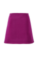 Women Milano Short Skirt Fuchsia back view