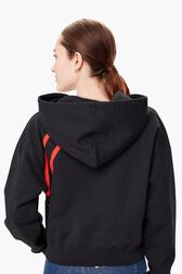 Sweatshirt rykiel signature Noir vue portée de dos