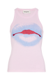 Débardeur en jersey de coton Doll pink vue de face