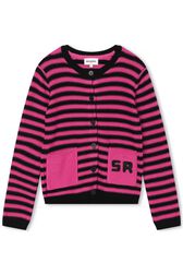 Sonia Rykiel Enfant Girls Silver Puffer Jacket & Pink Jogger Pants