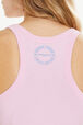Débardeur en jersey de coton Doll pink vue de détail 2