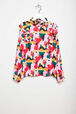 Blouse fille viscose Rouge vue de face