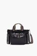 Forever Waxed Nylon Bag Black front view