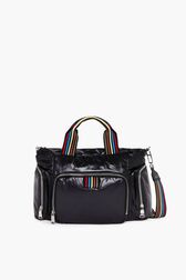 Sac est/ouest forever en nylon Noir vue de face