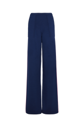 Pantalon de jogging en maille Navy vue de face