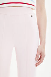 Women Viscose Trousers Baby pink details view 2