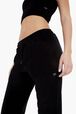 Jogging velours femme Noir vue de détail 2