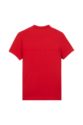 T-shirt jersey de coton femme Rouge vue de dos