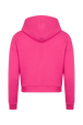 Long-Sleeved Hoodie Pink back view