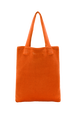 Women Heart Print Crochet Bag Coral back view