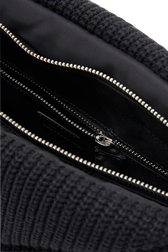 Sac caméra Demi-Pull medium en maille Noir vue de détail 2
