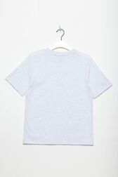 Printed Cotton Girl Oversized T-shirt - Bonton x Sonia Rykiel Grey details view 4