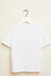 T-shirt fille logo Sonia Rykiel Blanc vue de dos