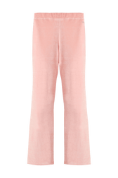 Pantalon flare velours rykiel Rose vue de face