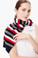 Half-Pullover Striped Multico front worn view