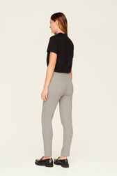 Jogging multicolore signature femme Gris vue portée de dos