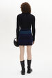Mini Skirt Blue back worn view