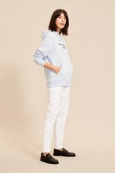 Women Sonia Rykiel logo Hoodie Baby blue details view 1