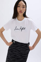Short-sleeved T-shirt White details view 1