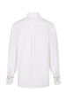 Poplin shirt White back view