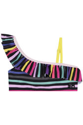 Striped Girl Two Pieces Swimsuit Multico details view 1
