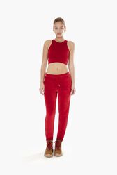 Brassière velours rykiel Rouge vue de détail 1