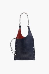 Le Baltard Hobo Bag Prussian blue front view