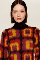 Robe courte col roulé Mai 68 femme Multico crea vue de détail 4