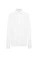 Poplin shirt White front view
