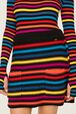 Women Big Poor Boy Striped A-line Skirt Multico striped rf details view 2