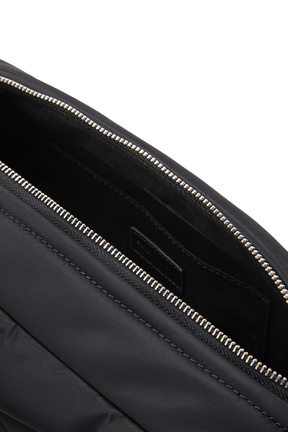 Sac baguette Demi-Pull  en nylon Noir vue de détail 2