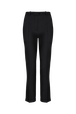 Pantalon coupe cigarette en laine froide Noir vue de face
