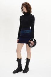 Mini Skirt Blue details view 1