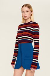 Women Milano Short Skirt Prussian blue details view 2