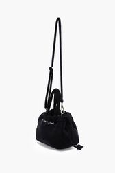 Sac velours mini femme Noir vue de détail 3