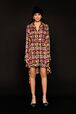 Robe courte motif Mai 68 femme Multico crea vue de détail 3