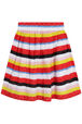 French Embroidery Striped Girl Skirt Multico back view
