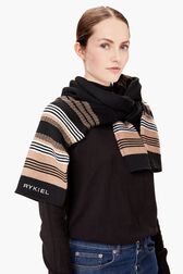 Demi-pull rayé lapis Multico crea vue de détail 1