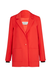 Blazer oversize femme Corail vue de face