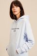 Women Sonia Rykiel logo Hoodie Baby blue details view 2