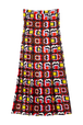 Women May 68 Print Long Skirt Multico crea front view