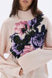 Pull oversize col montant Rose vue de détail 2