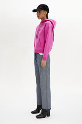 Long-Sleeved Hoodie Pink details view 1