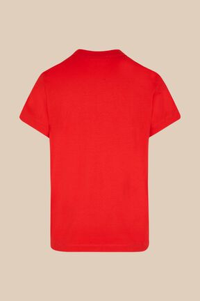 Women Sonia Rykiel logo T-shirt Red back view