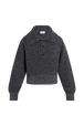 Pull col camionneur en laine moulinée
 Gris vue de face
