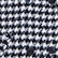 Caban avec col fille motif pied de poule Noir 