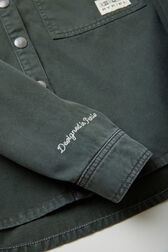 Girl Cropped Shirt - Bonton x Sonia Rykiel Khaki details view 5