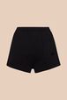Short motif bouche femme Noir vue de dos