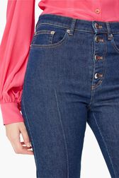 High Waisted Stretch Denim Jeans Baby blue details view 2